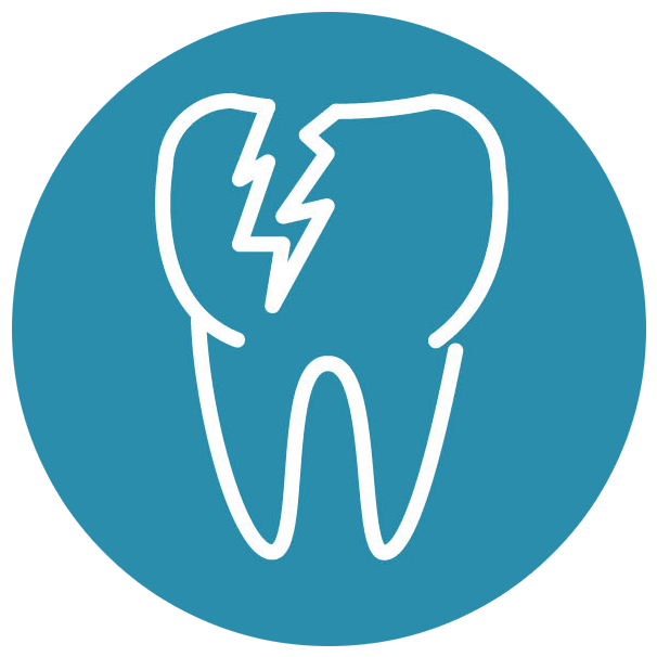 Cracked Tooth Symbol PNG