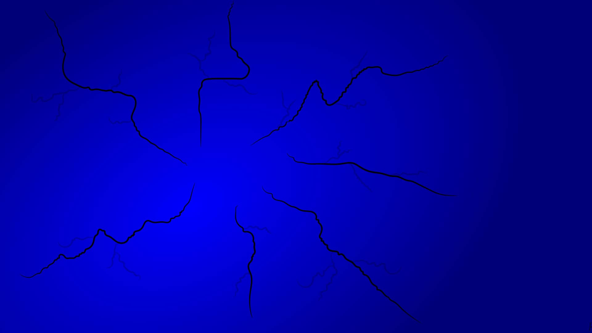 Cracks Dark And Blue Aesthetic Laptop Wallpaper