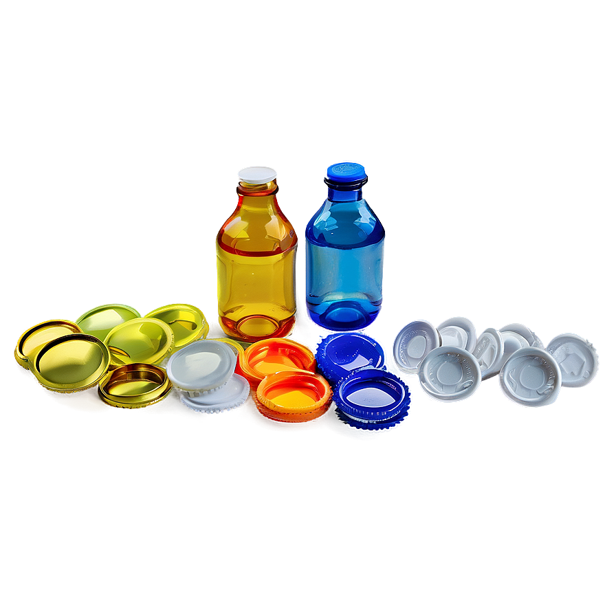 Craft Bottle Cap Assortment Png Ekx PNG