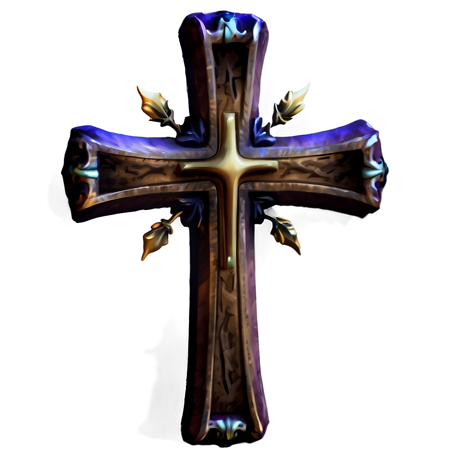 Crafted Cross Model Png 85 PNG