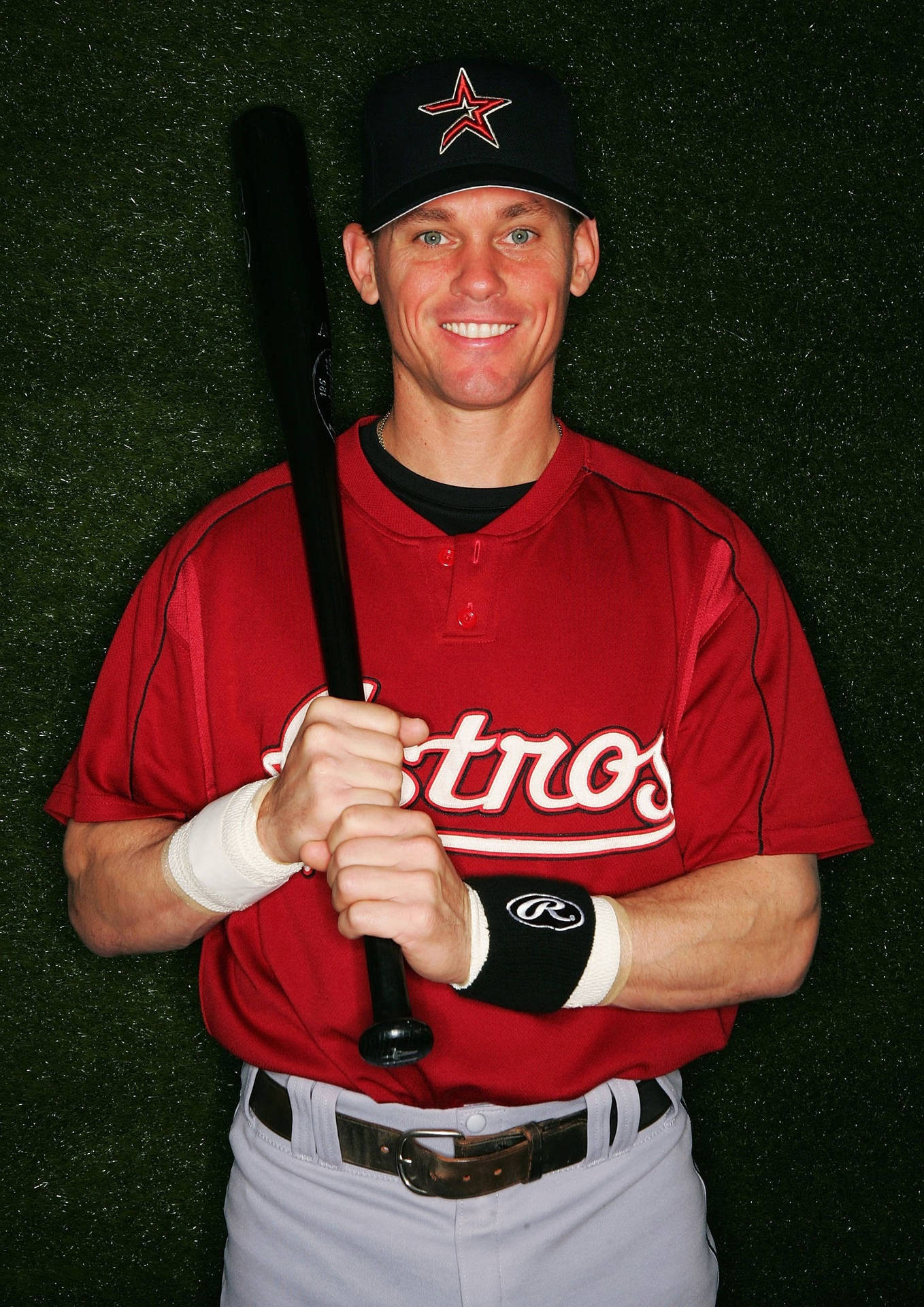 Ritratto Di Craig Biggio Houston Astros Sfondo