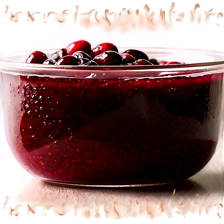 Cranberry Sauce Png 06112024 PNG