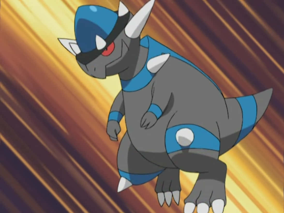 Caption: Powerful Cranidos Evolved, Final Form Dominates in Battle! Wallpaper