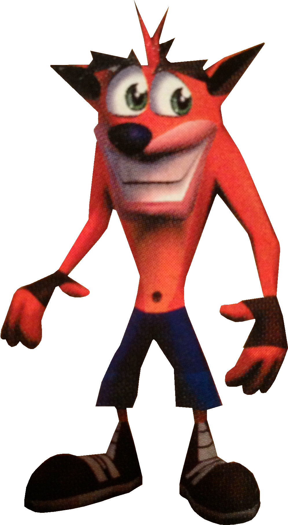 Crash Bandicoot Character Pose PNG