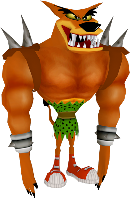 Crash Bandicoot Character Tiny Tiger PNG