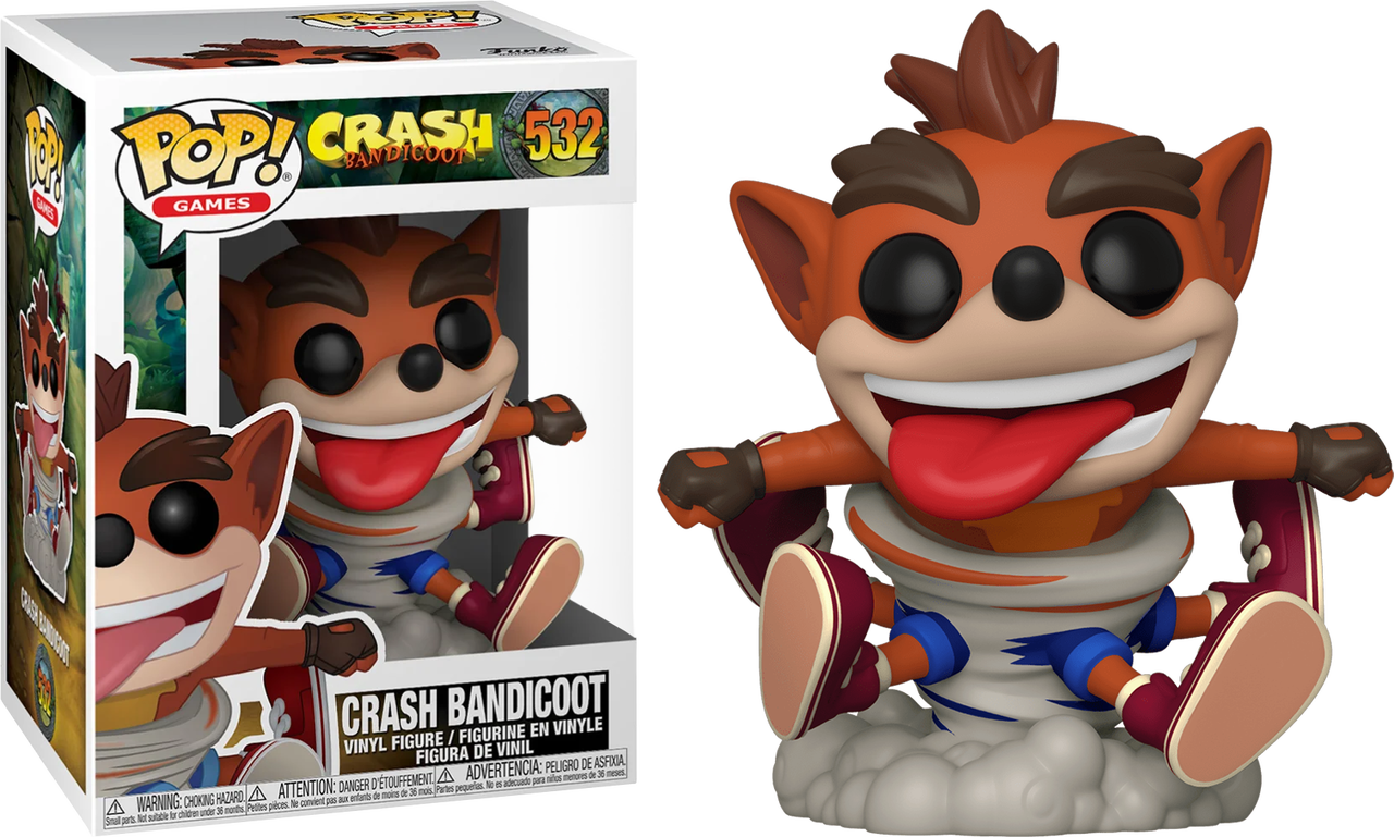 Crash Bandicoot Funko Pop Figure532 PNG