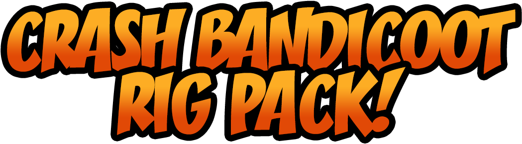 Crash Bandicoot Rig Pack Logo PNG