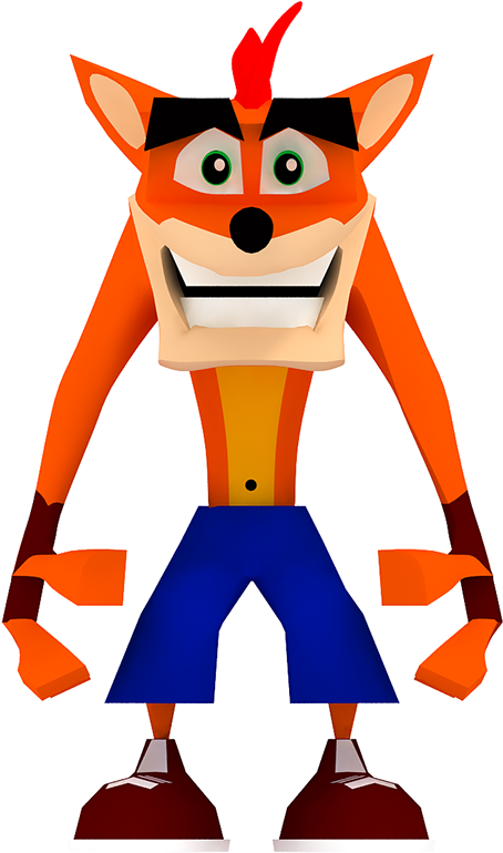 Crash Bandicoot Standing PNG