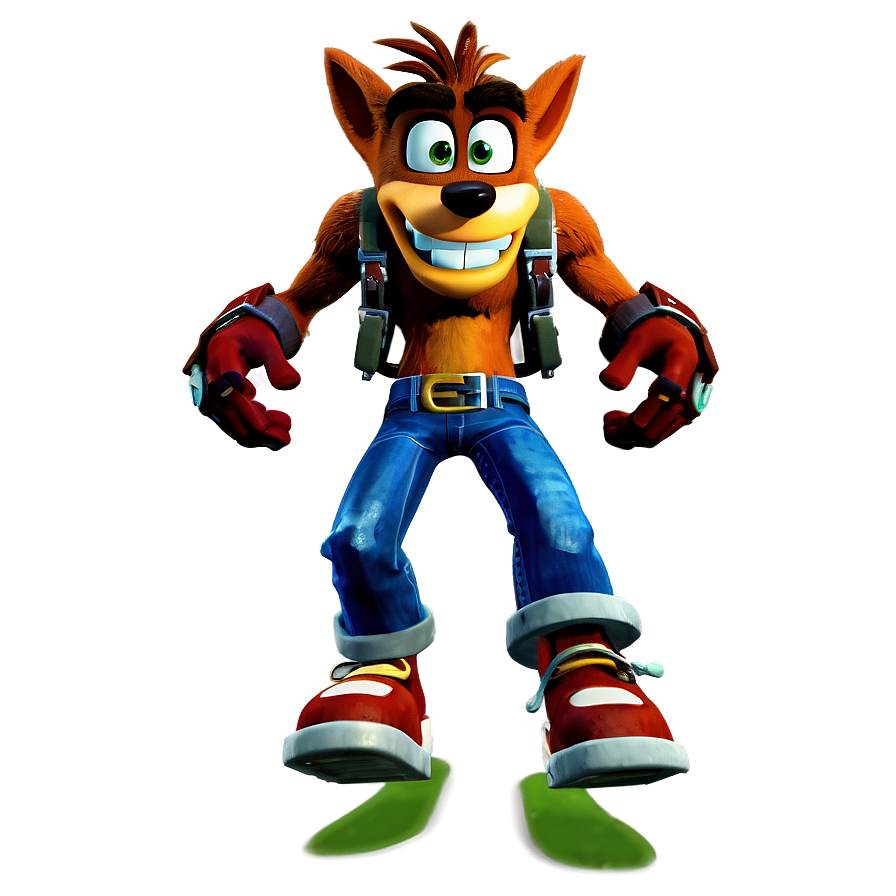 Crash Bandicoot With Jetpack Png 05212024 PNG