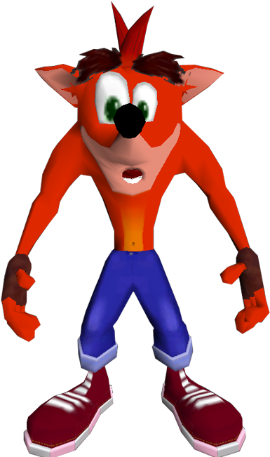 Crash Bandicoot3 D Model PNG