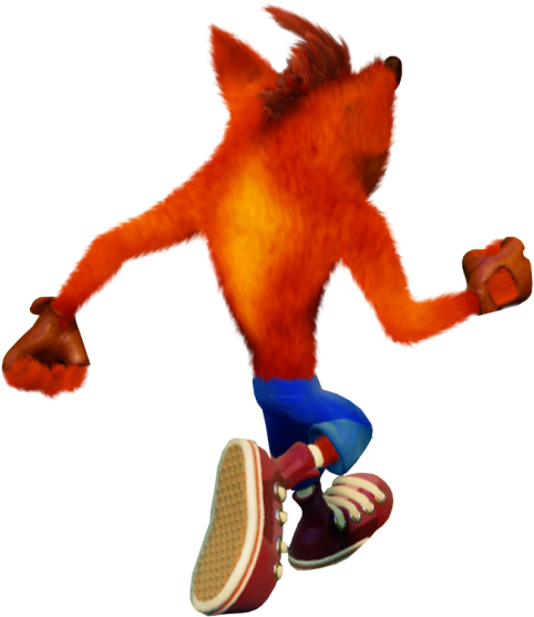 Crash_ Bandicoot_ Jumping_ Action PNG
