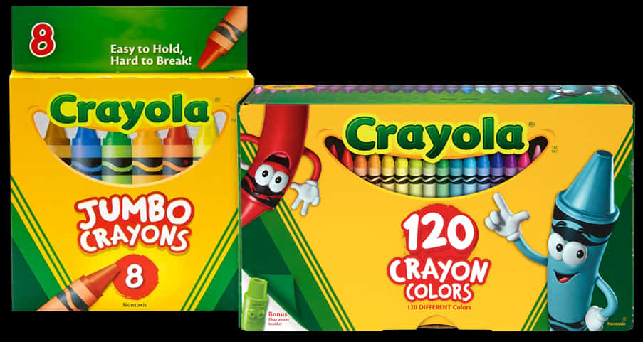 Crayola Crayon Packages Variety PNG