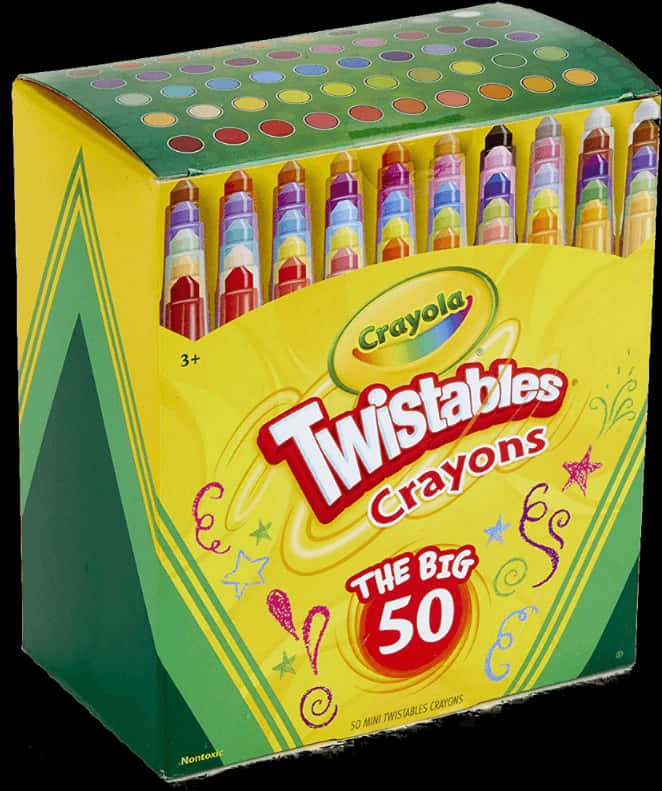 Crayola Twistables Crayons50 Pack PNG