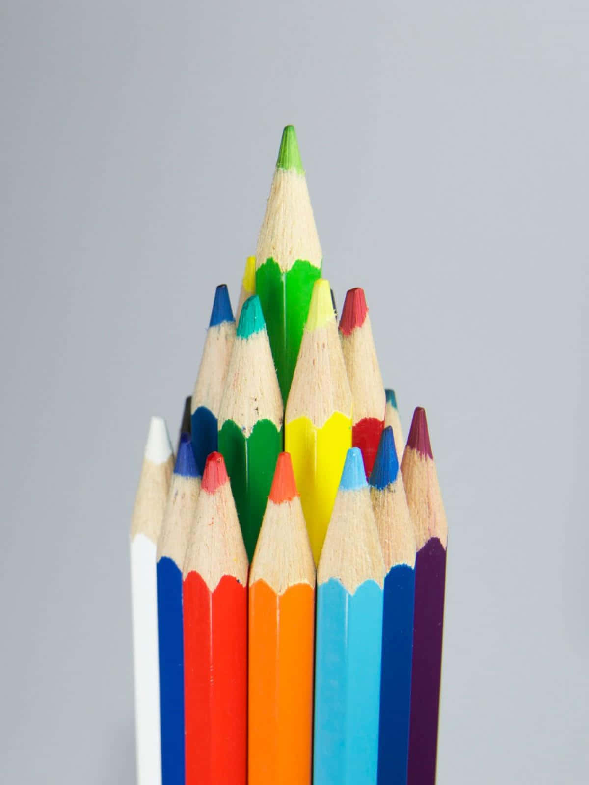 Vibrant Crayons Background