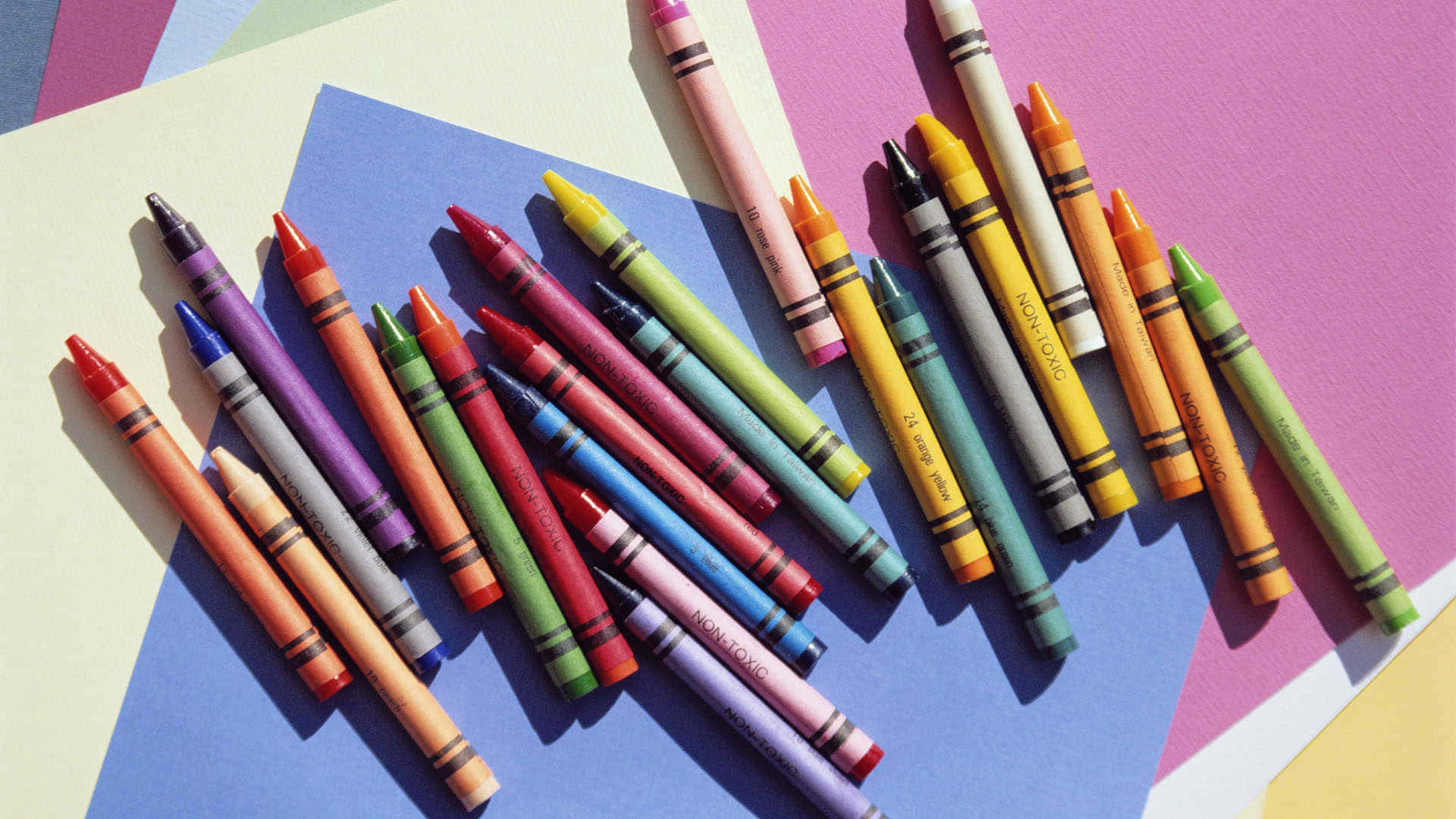 Colorful Crayon Collection