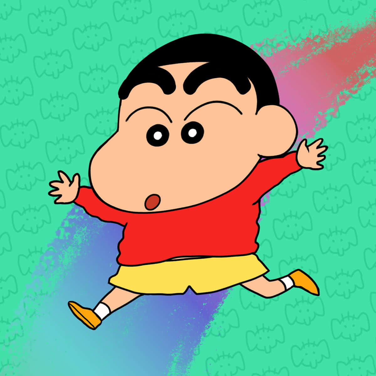 "Crayon Shin-Chan is here for trouble and for laughs!"