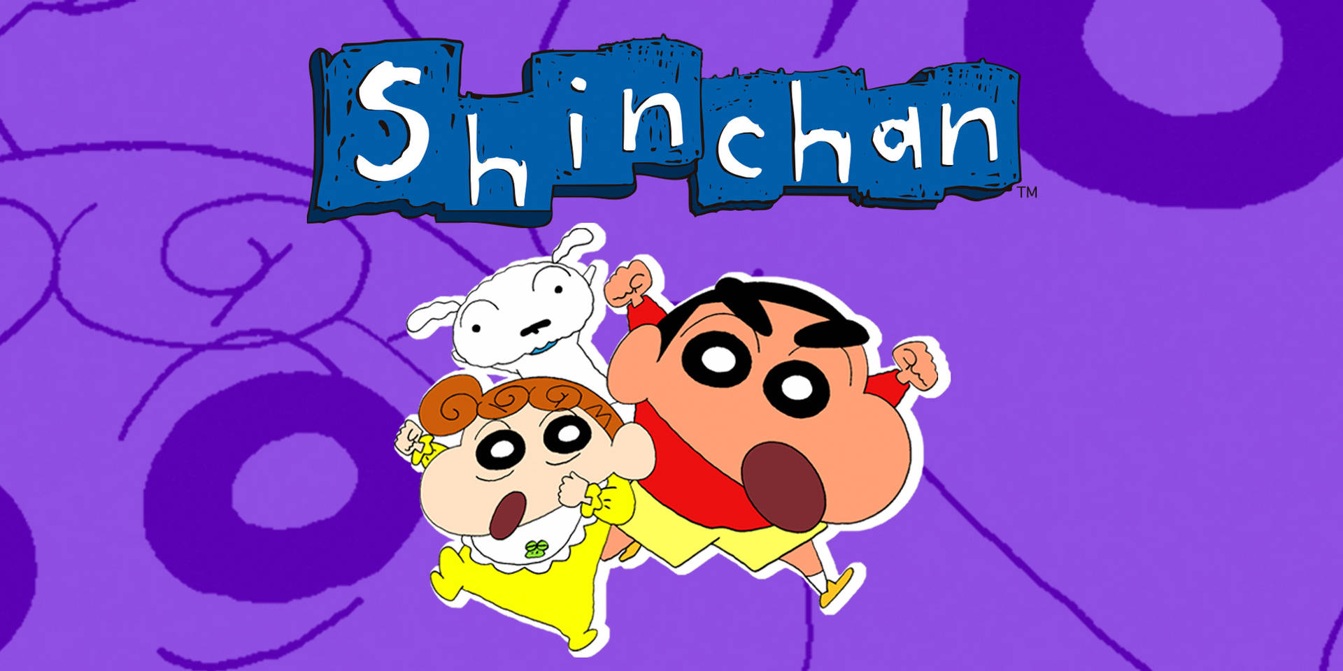 Crayon Shin Chan Characters Cover Background