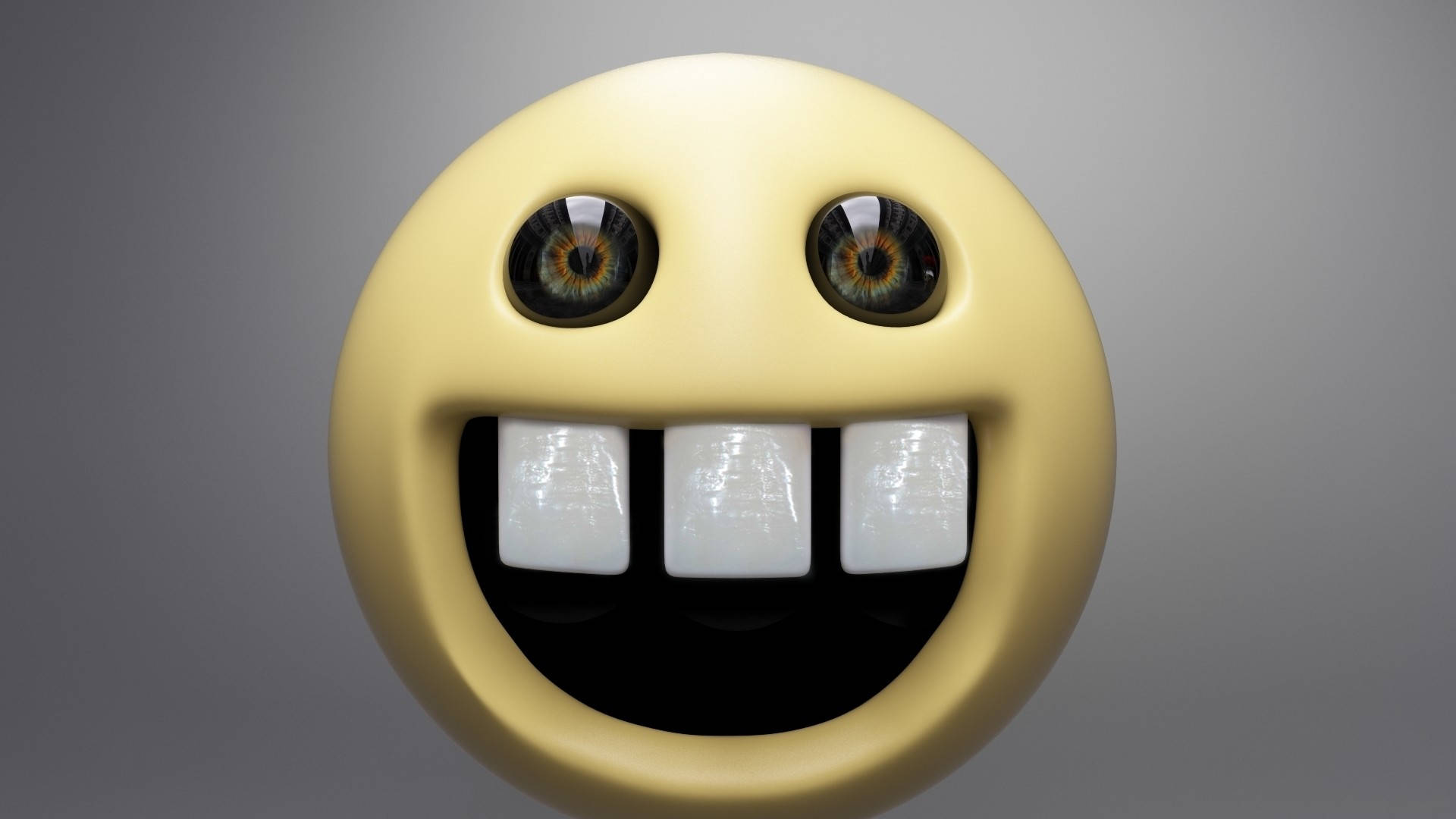 Download Crazy Creepy Smiley Face Wallpaper 