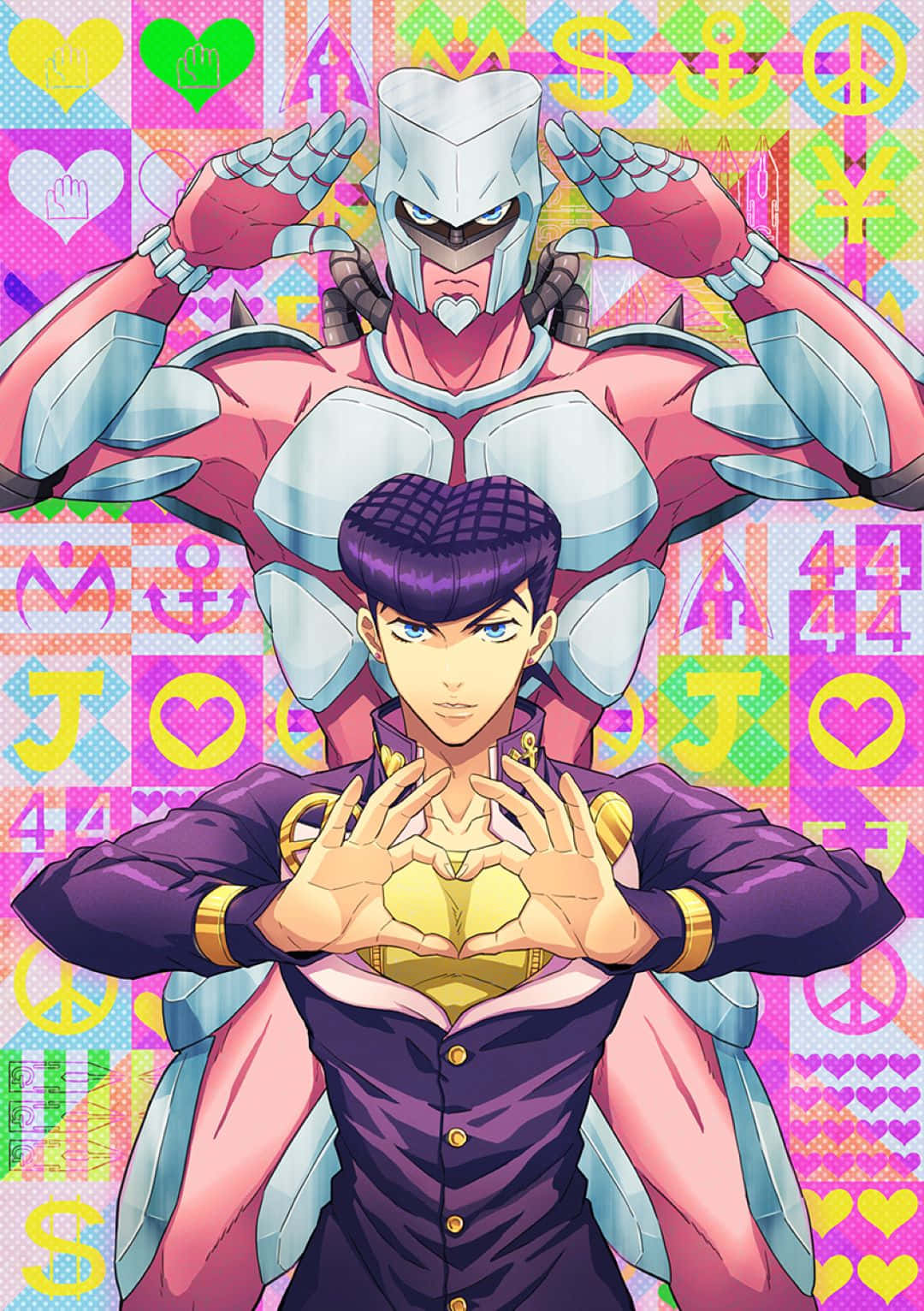 Crazy Diamond Et Josuke Higashikata Fond d'écran