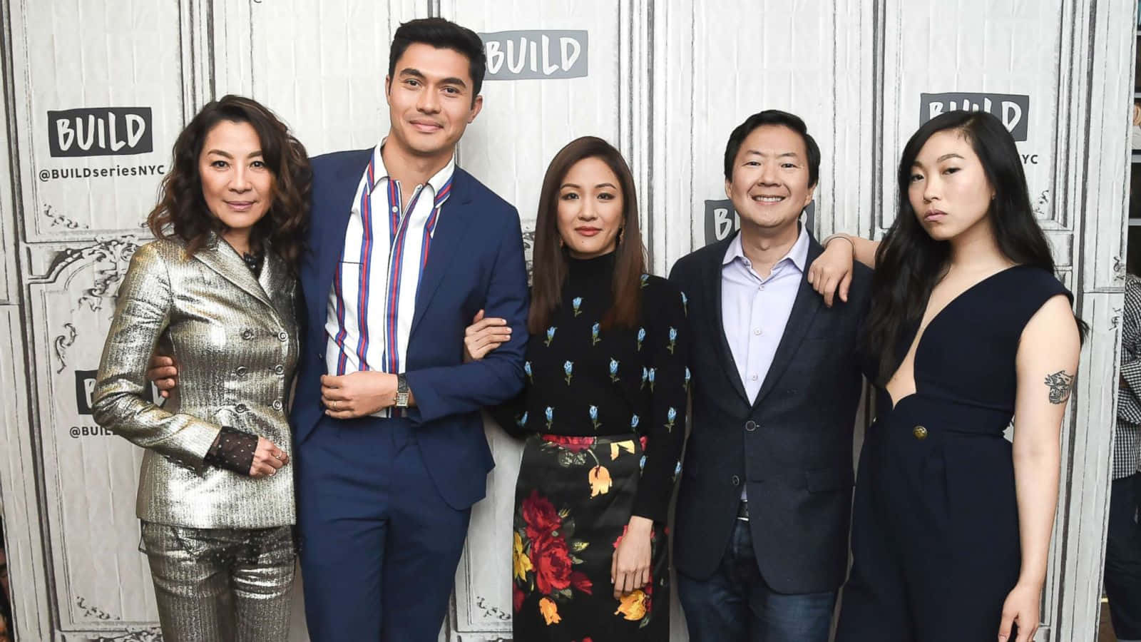 Constance Wu, Henry Golding and Michelle Yeoh star in the hit movie Crazy Rich Asians.