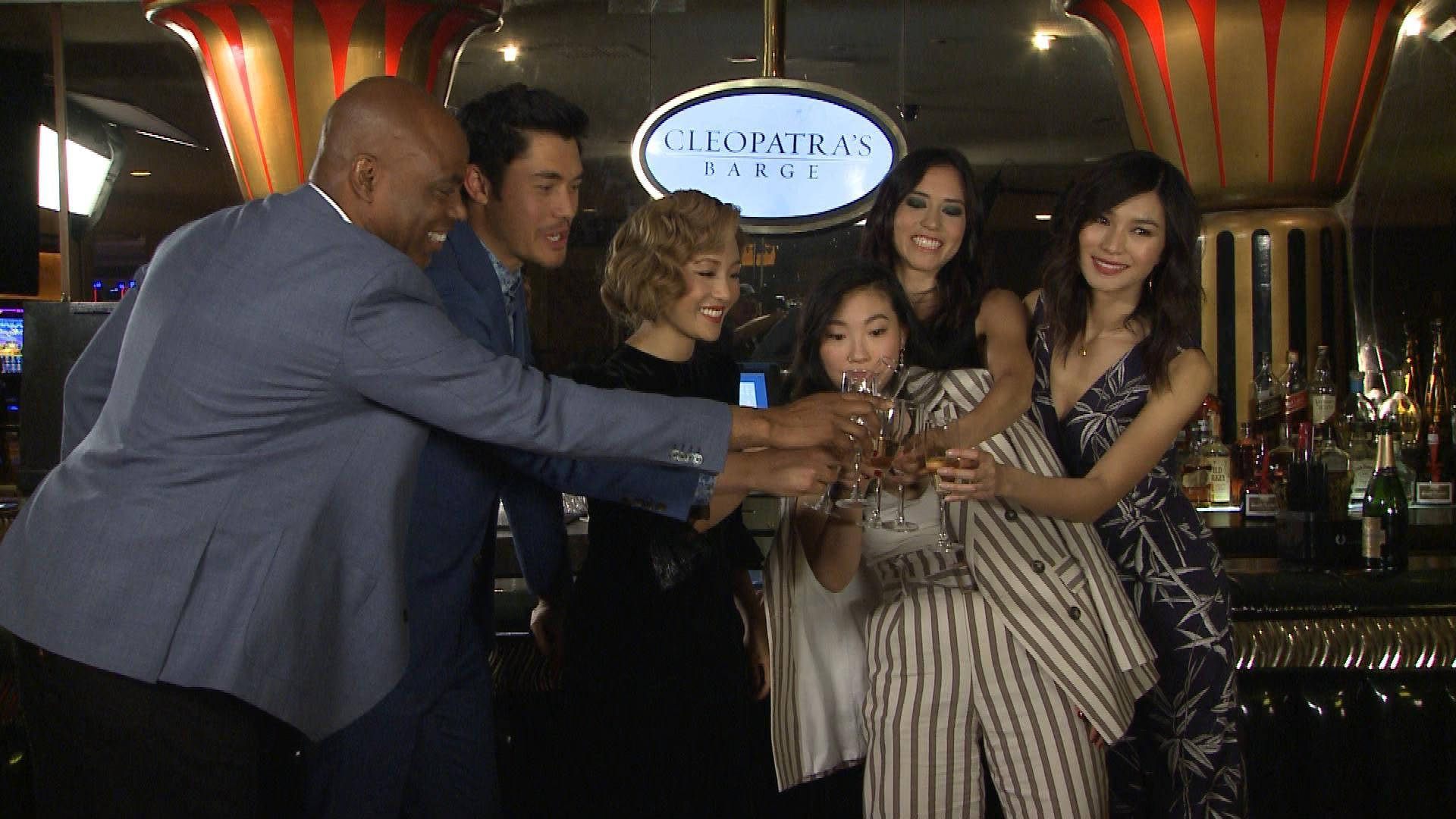 Crazy Rich Asians Fancy Champagne Toast