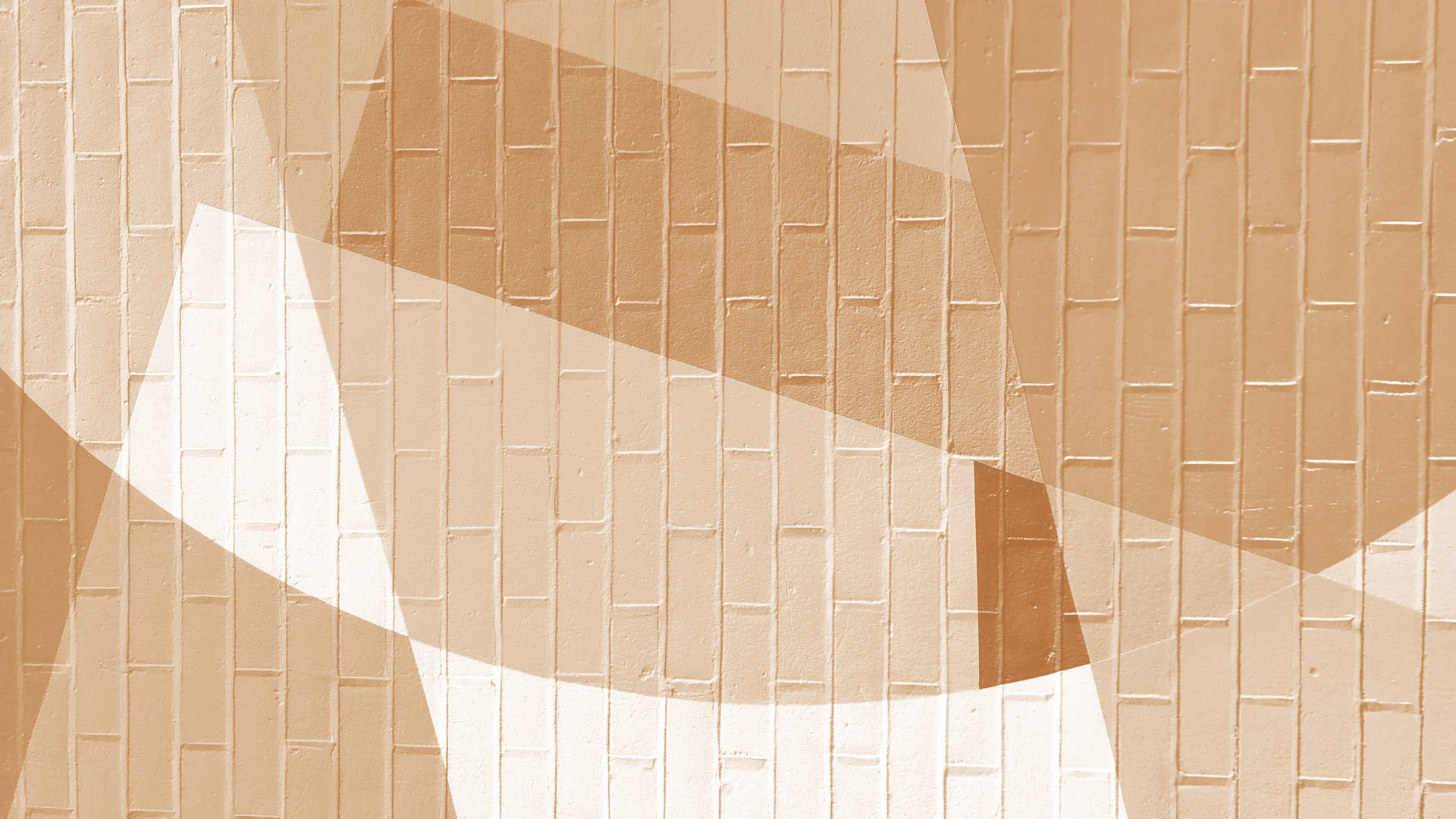Cream Aesthetic Brick Wall Wallpaper