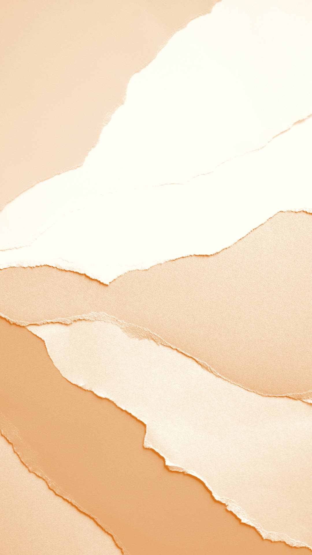 Cream Aesthetic Paper Art Wallpaper