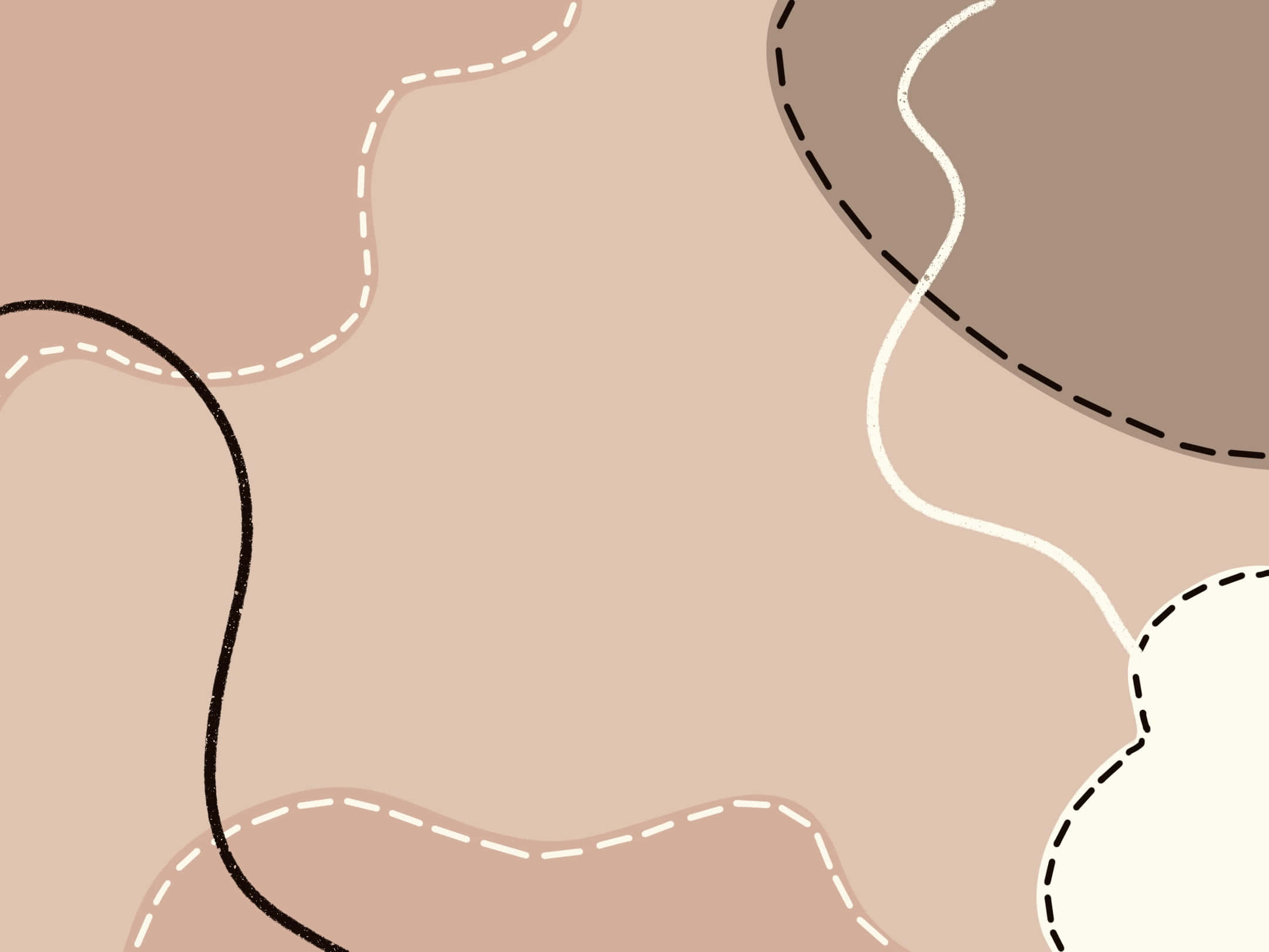 Cream Pattern And Lines Background