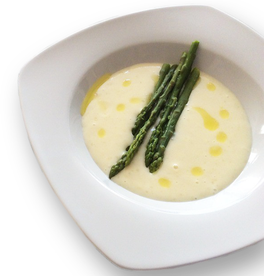 Download Creamy Asparagus Soupwith Garnish | Wallpapers.com