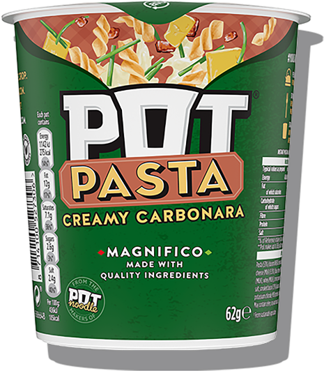 Creamy Carbonara Pot Pasta PNG