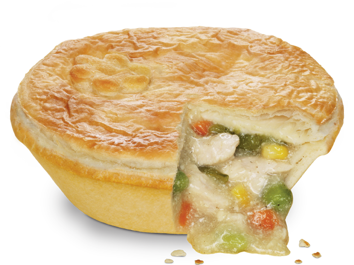 Creamy Chicken Vegetable Pie PNG