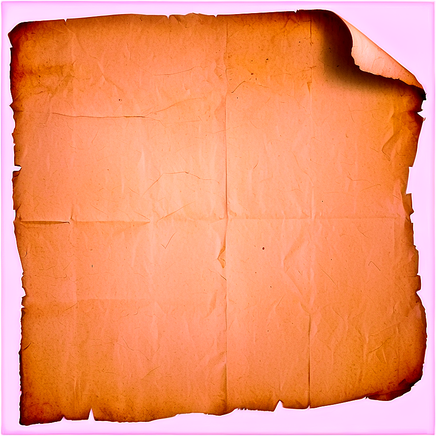 Creased Old Paper Texture Png 06252024 PNG