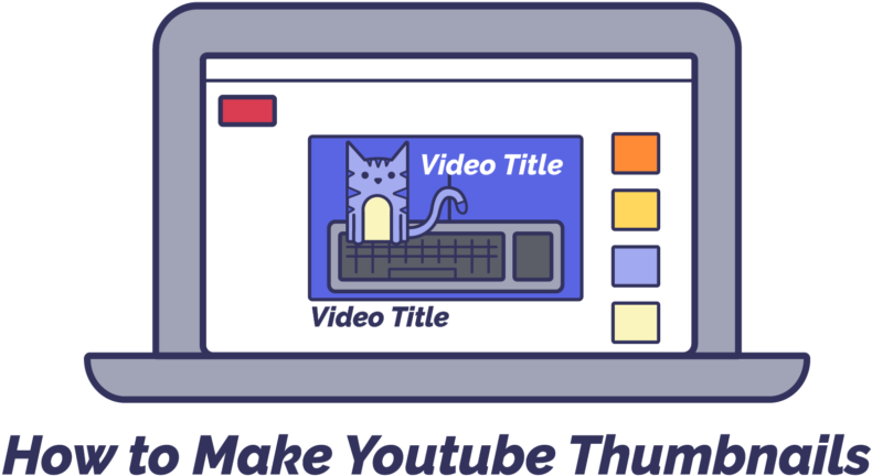 Creating You Tube Thumbnails Illustration PNG
