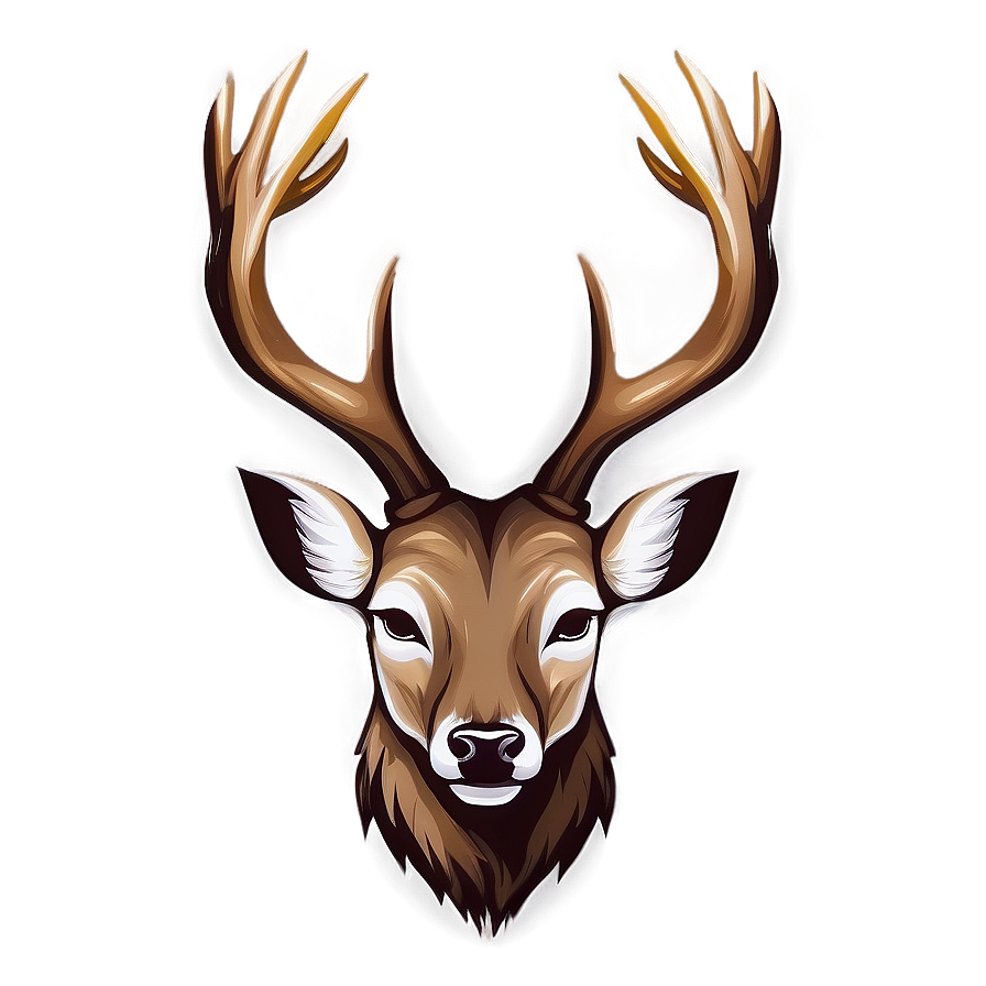 Creative Deer Head Logo Png Rop83 PNG