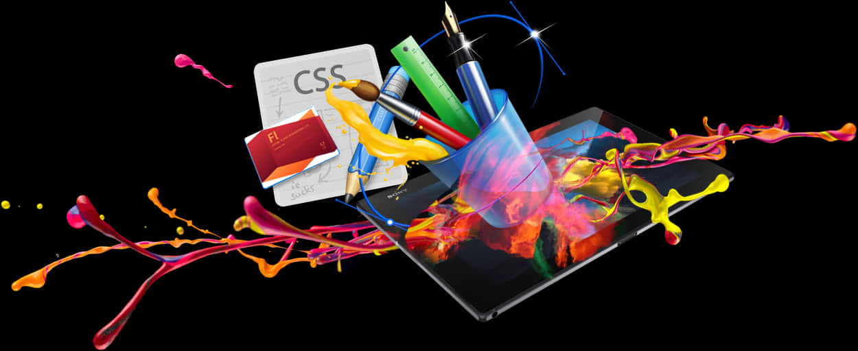 Creative Design Explosion PNG