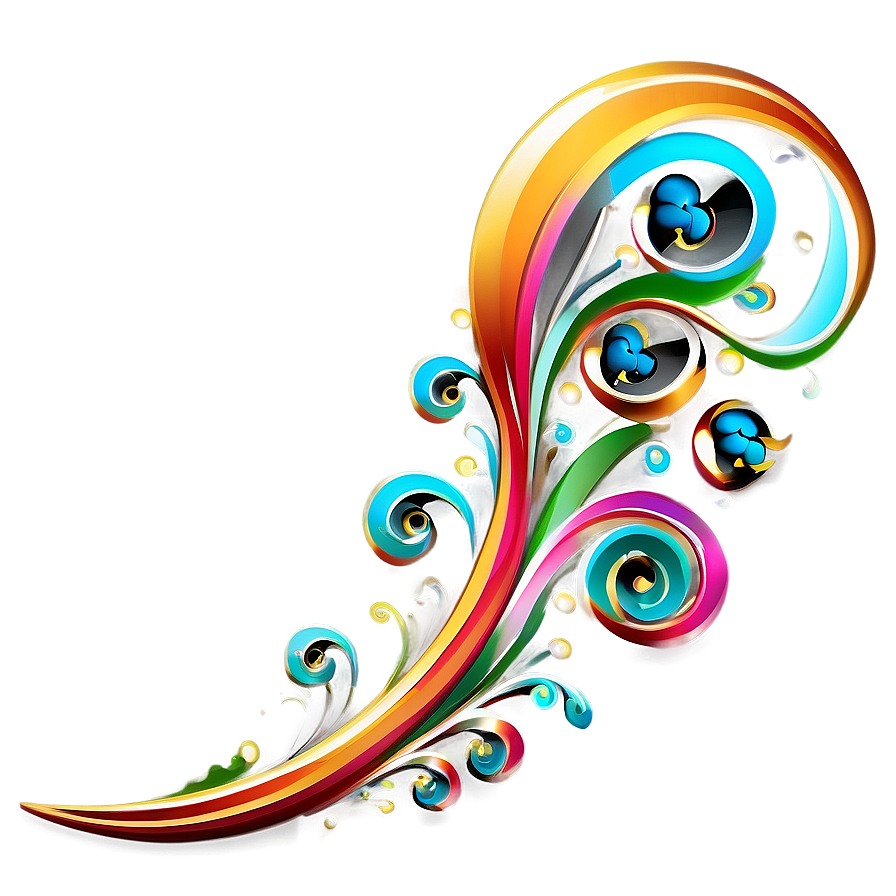 Creative Flourish Decoration Png Dxq PNG