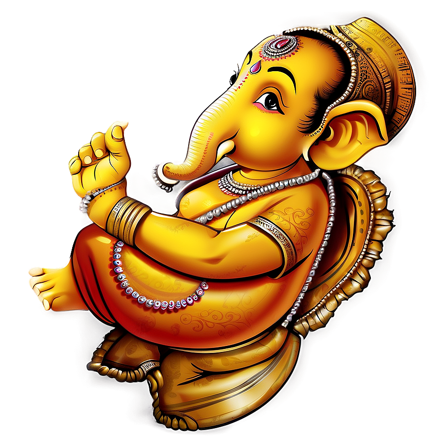 Download Creative Ganpati Drawing Png Hqr65 | Wallpapers.com