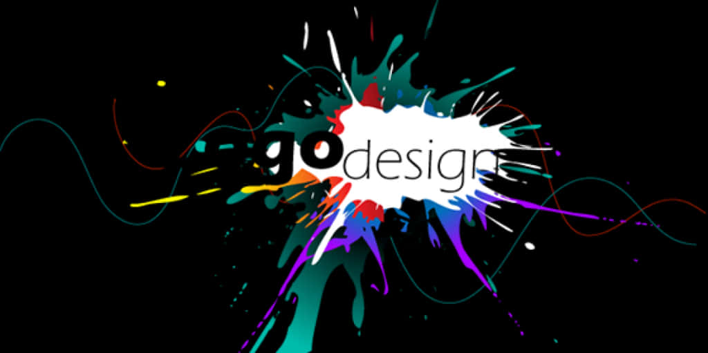 Creative Go Design Logo Splash PNG