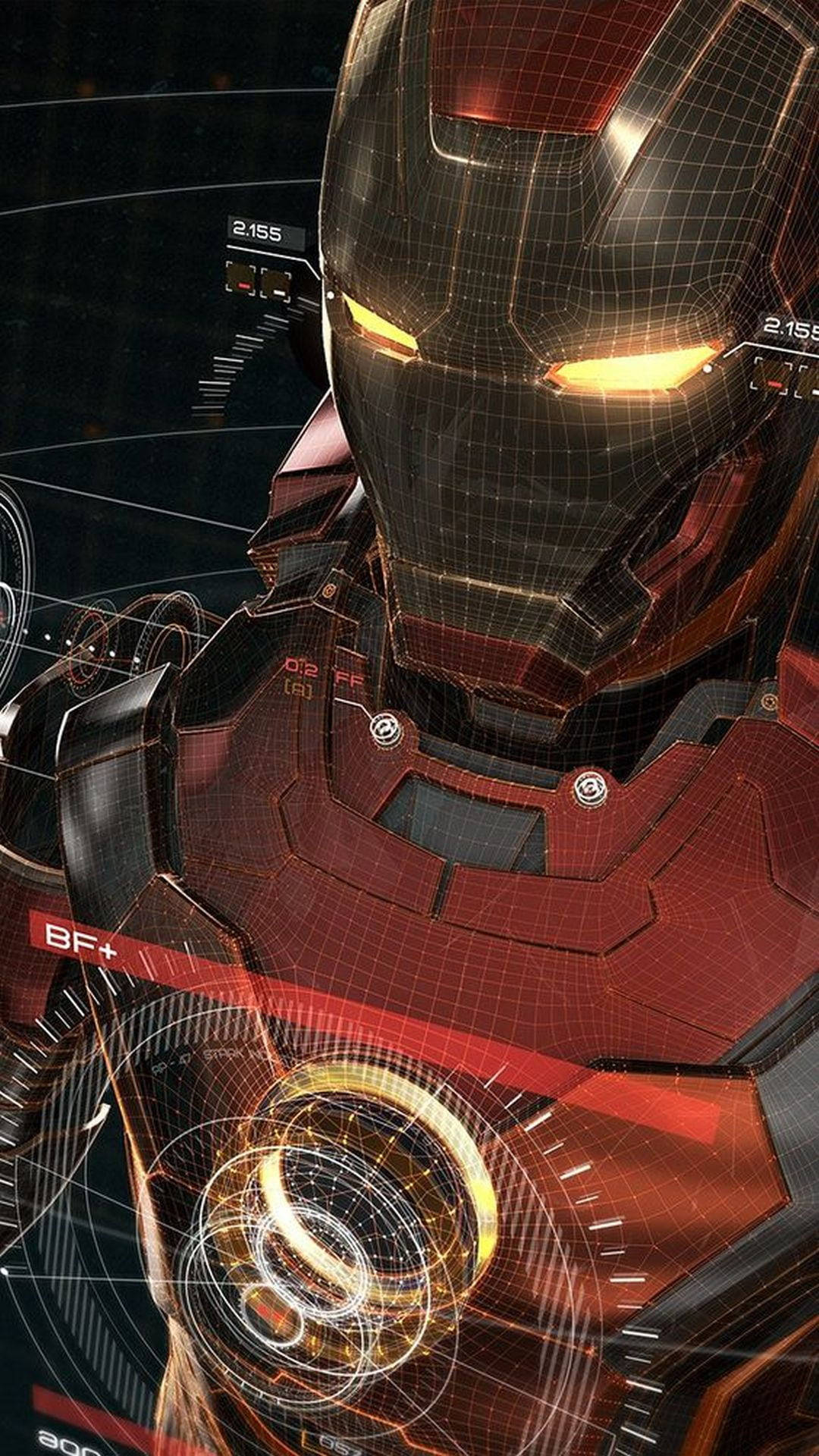 Creativo Iron Man Android Sfondo