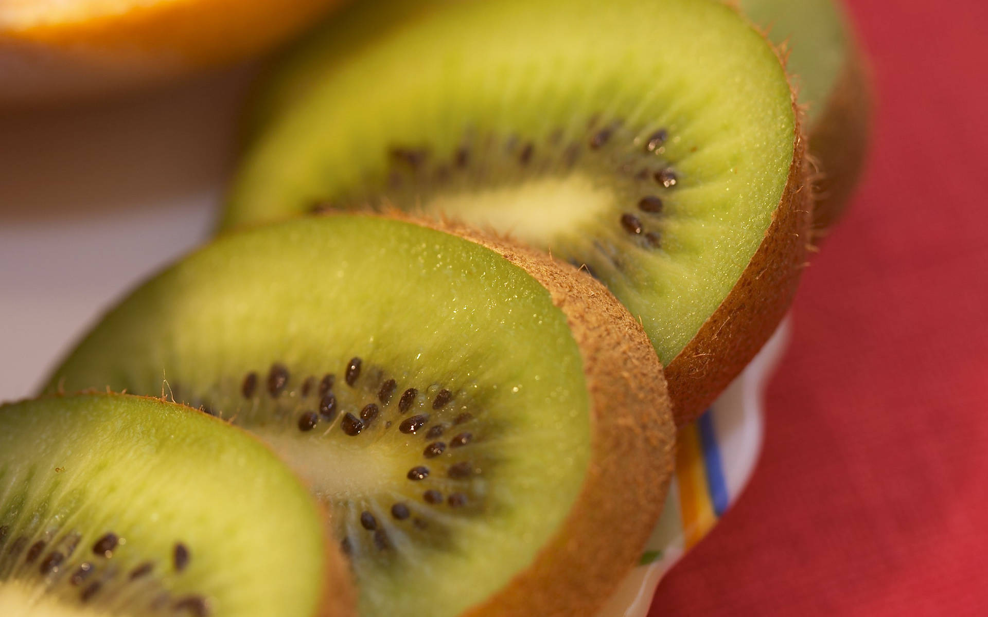 Kreativfotografering Av Kiwi-fruit Wallpaper