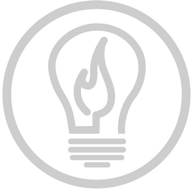 Creative Lightbulb Flame Concept SVG