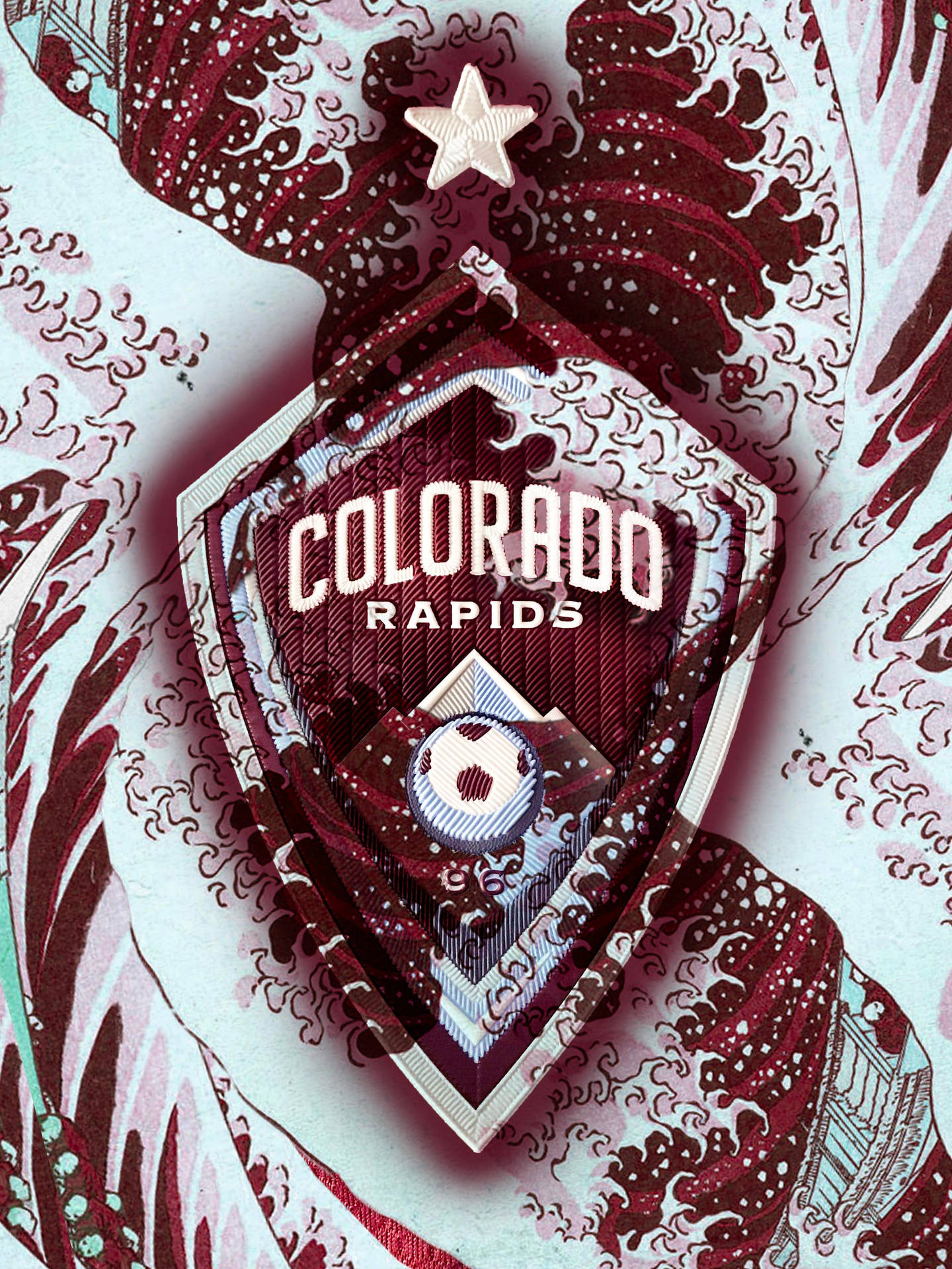 Logotipocreativo De Colorado Rapids Fondo de pantalla