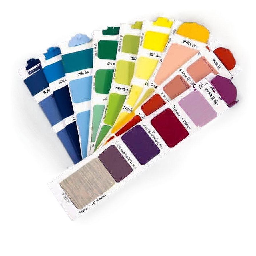 Creative Paint Swatch Ideas Png Tpu PNG