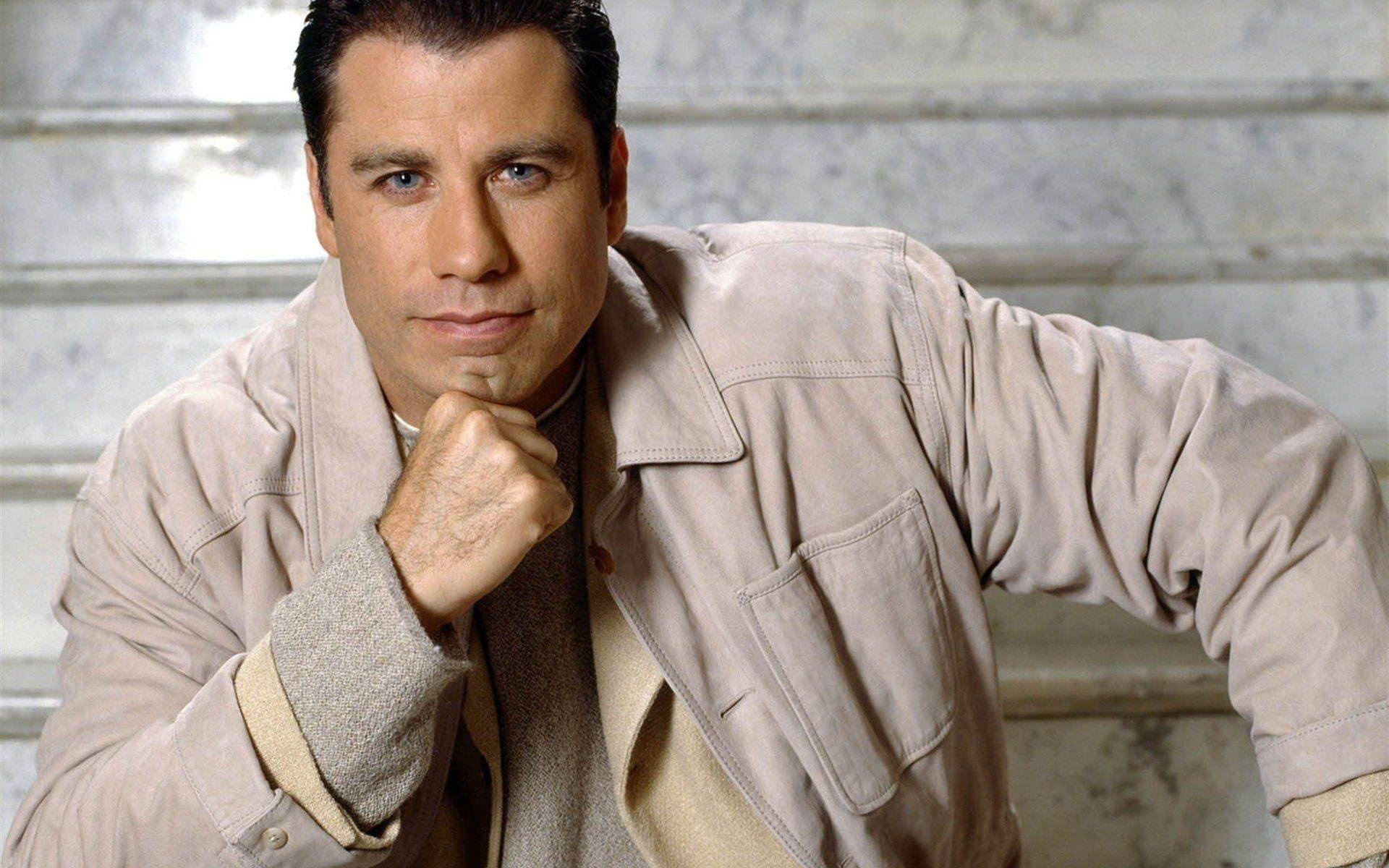 Kreativ fotografering Pose Amerikansk skuespiller John Travolta Wallpaper
