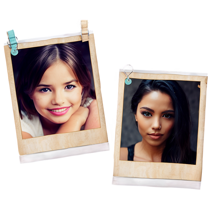 Creative Polaroid Scrapbook Template Png 46 PNG