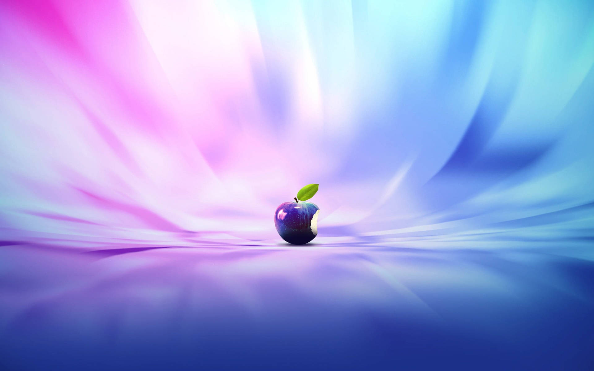 Creative Purple Apple