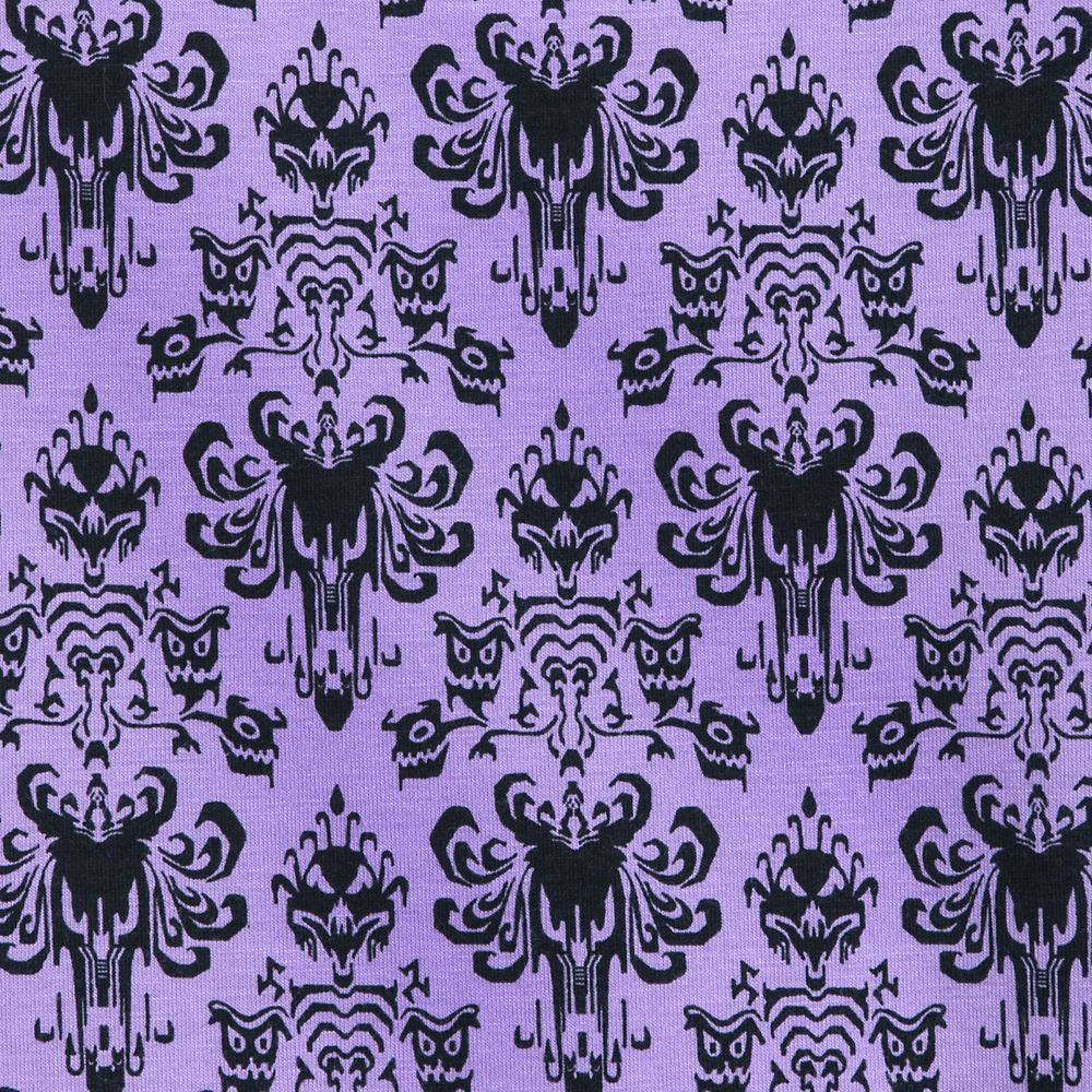 Creative Purple Symbol Haunted Mansion Wallpaper