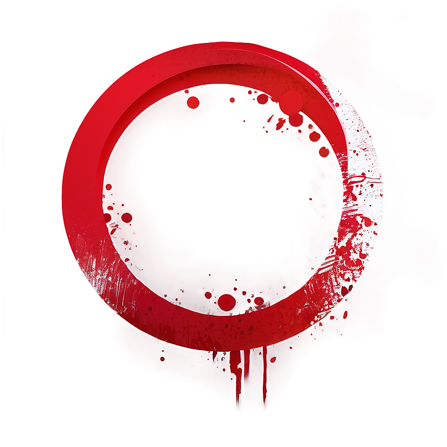 Creative Red Circle Artwork Png 66 PNG