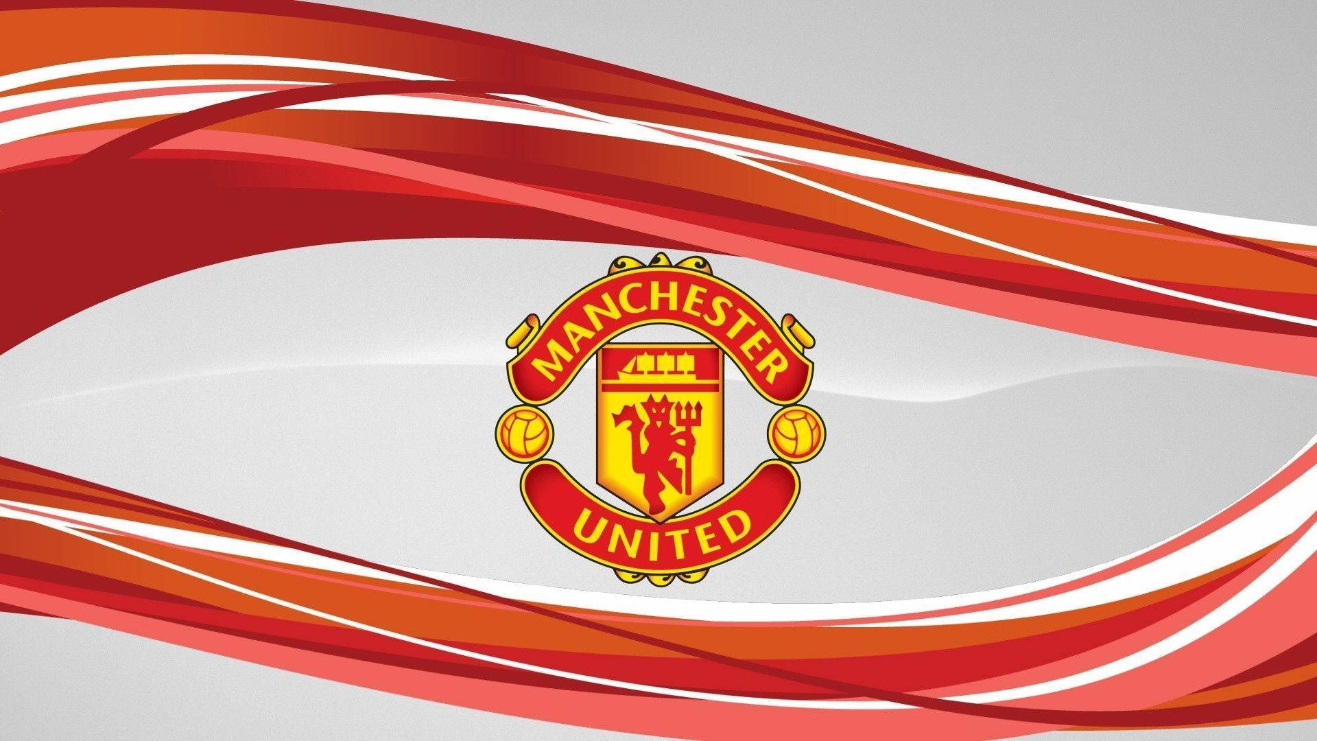 Creative Red Manchester United Poster Wallpaper