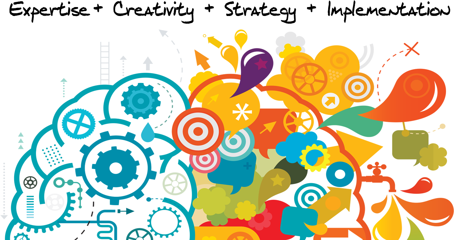 Creative Strategy Implementation Concept Art PNG